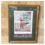 Signed Sarah Metzwood Purr-felt Christmas 110/750