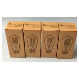 4 New Vintage Style Light Bulbs