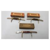 3 New Rough Rider Pocket Knives