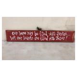 33' Wood Christmas Sign