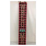 New WELCOME / BE MERRY Sign 42'