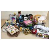 Misc Lot - Mickey Mouse, Toys, Cross Stitch etc
