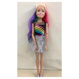28' Rainbow Hair Barbie