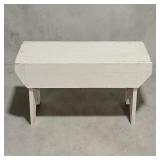 Primitive wooden bench 27 x 12 x 14