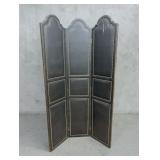 MC brass beaded textured panel room divider