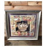 Framed Crown Print 21 x 23