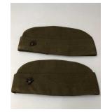 2 Vintage Marine Corps Garrison Hats