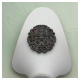 Old Chinese nephrite jade carved pendant