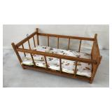 Wooden Doll Bed 21'
