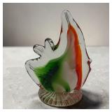 Art glass fish paperweight