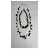 2 vintage beaded necklaces