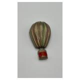 Vintage hot air balloon brooch