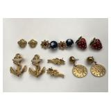 6 pairs vintage Avon earring sets