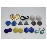 10 pairs throwback retro earrings