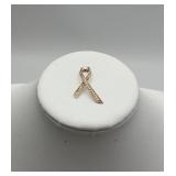 14K GC ribbon pendant 1.33g