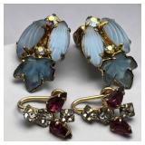 West Germany & CM 12K GF earrings