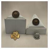 Girl & Cub Scout, AAA safety patrol pins