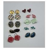 10 pairs of 80s earrings