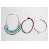 Three vintage chokers