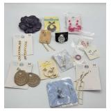 Lot of new jewelry on cards / in package