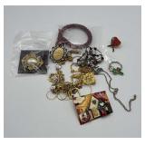 Jewelry lot-necklaces, bracelet etc