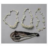 4 vintage necklaces
