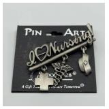 I love nursing brooch