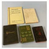5 Antique / Vintage Books