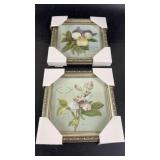 2pc New Framed Art 10 x 10