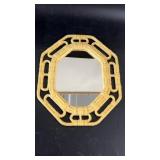 Vintage Plastic Wall Mirror 17 x 14