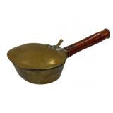 Vintage brass bed warmer / silent butler