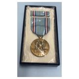 US Air Force Good Conduct Metal and Ribbon