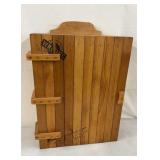 Unique Wood Wall Cabinet 22 x 16 x 8