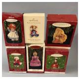 6 Hallmark Ornaments