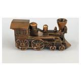 Vintage Train Engine Coin Bank