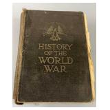 1919 History of the World War Book