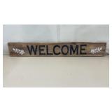 Wood WELCOME Sign 36 x 5