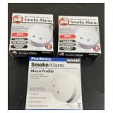 3 New Smoke Alarms