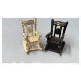 Vintage Rocking Chair Salt & Pepper