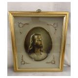 Vintage Religious Framed Art 17 x 15