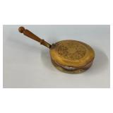 Vintage Small Brass Bed Warmer