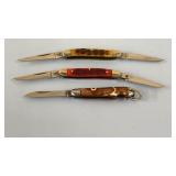 3 Small Pocket Knives