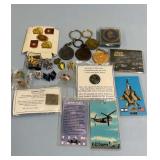 Assorted Boeing / Military Pins etc