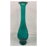 16.5' Emerald Green Glass Stretch Vase