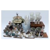 Piano baby, MC glasses, S&P, pottery etc