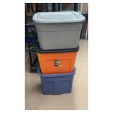 3 Totes with Lids
