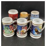 6 Beer Steins