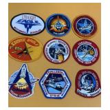9 F-15 / Space Shuttle Patches