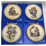 4 Goebel Hummel Collector Plates 1970s