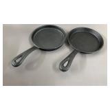 2 Small 5' Cast Iron Skillets